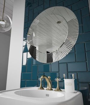 HiB Arte 60 Non-illuminated Round Bathroom Mirror
